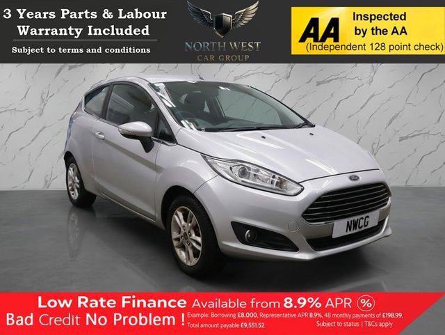 2015 FIESTA 1.25 ZETEC HATCHBACK 3DR PETROL MANUAL EURO 6 82 PS DRIVE AWAY... photo