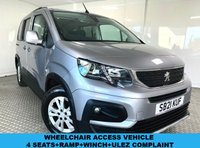 USED 2021 21 PEUGEOT RIFTER 1.5 BlueHDi Allure Standard MPV 5dr Diesel Manual Euro 6 (100 ps) WAV+3 SEATS+ELECTRIC WINCH+RAMP