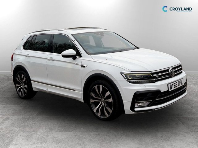 View our Volkswagen Tiguan 2.0 TDI BlueMotion Tech R-Line SUV 5dr Diesel DSG 4Motion Euro 6 (s/s) (190 ps)