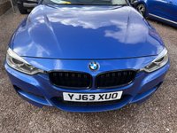 USED 2013 63 BMW 3 SERIES 3.0 330d M Sport Saloon 4dr Diesel Auto xDrive Euro 5 (s/s) (258 ps) BIG SPEC CAR, 19IN ALLOYS, SAT NAV, MEGA VALUE,  BLACK HEATED LEATHER INTERIOR