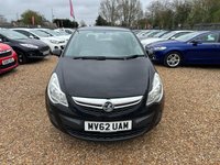 USED 2012 62 VAUXHALL CORSA 1.2i ecoFLEX 16V Exclusiv Euro 5 (s/s) 5dr (A/C) ULEZ FREE+FULL SERVICE HISTORY