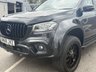 USED 2019 68 MERCEDES-BENZ X-CLASS 2.3 CDI Power Pickup Double Cab 4dr Diesel Auto 4MATIC Euro 6 (190 ps) This 2019 Mercedes Benz X Class Power pickup presents a compelling proposition with its remarkably low mileage for its age. This four wheel drive, 2.3 litre diesel automatic boasts a Euro 6 emission class and a substantial towing weight of 3500 kg, making it a capable and compliant choice. With a clear vehicle history check, this X Class offers peace of mind alongside its robust performance. The Mercedes Benz X Class Power pickup is designed for those who need versatility and strength.