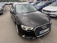USED 2018 68 AUDI A3 1.6 Turbo Diesel (30) (TDI), Sport Edition, 4 Door Saloon, Manual, Euro 6. FULL 12 MONTH MOT WITH EVERY CAR