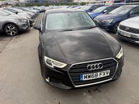 USED 2018 68 AUDI A3 1.6 Turbo Diesel (30) (TDI), Sport Edition, 4 Door Saloon, Manual, Euro 6. FULL 12 MONTH MOT WITH EVERY CAR