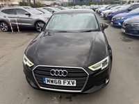 USED 2018 68 AUDI A3 1.6 Turbo Diesel (30) (TDI), Sport Edition, 4 Door Saloon, Manual, Euro 6. FULL 12 MONTH MOT WITH EVERY CAR