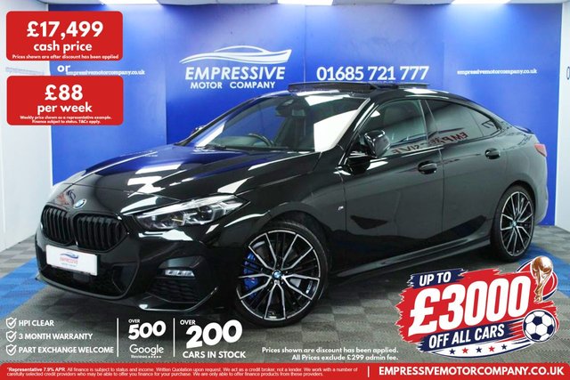 View our BMW 2 Series Gran Coupe 1.5 218i M Sport Saloon 4dr Petrol DCT Euro 6 (s/s) (136 ps)