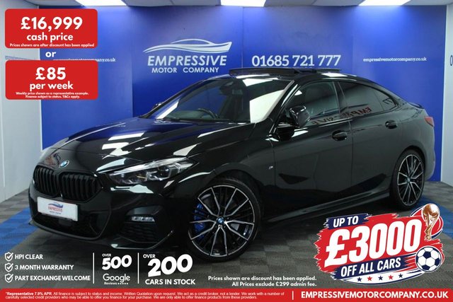 View our BMW 2 Series Gran Coupe 1.5 218i M Sport Saloon 4dr Petrol DCT Euro 6 (s/s) (136 ps)