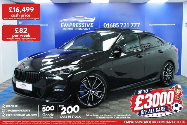 View our BMW 2 Series Gran Coupe range