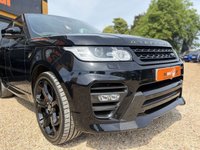 USED 2014 14 LAND ROVER RANGE ROVER SPORT 3.0 SD V6 Autobiography Dynamic SUV 5dr Diesel Auto 4WD Euro 5 (s/s) (292 ps) GENUINE CARBON FIBRE OVERFINCH EXTERIOR KIT + HUGE SPEC + FULL SERVICE HISTORY + SLIDING PANORAMIC ROOF + MERIDIAN SOUND SYSTEM + 360 CAMERA + FRONT AND REAR HEATED SEATS + HEATED STEERING WHEEL + PARKING SENSORS + BLUETOOTH + DAB RADIO + AIRCON + DUAL CLIMATE CONTROL FRONT AND REAR + SIDE STEPS + 22" OVERFINCH ALLOYS + CARBON SPOILER + CARBON REAR DIFFUSER + RED CALIPERS + PRIVACY GLASS + HPI CLEAR + 2 KEYS