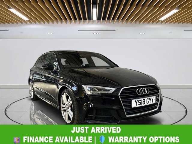 2018 AUDI A3 2.0 TFSI S LINE SPORTBACK 5DR PETROL MANUAL EURO 6 S S... photo