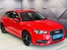 USED 2015 15 AUDI A3 2.0 TDI Sport Sportback 5dr Diesel S Tronic quattro Euro 6 (s/s) (184 ps) Brilliant Red | Black Interior | Sat Nav | Cruise Control | Parking Sensors | ULEZ OK | Low Mileage