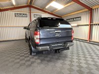 USED 2018 68 FORD RANGER 2.2 TDCi Limited 1 Pickup Double Cab 4dr Diesel Auto 4WD Euro 5 (160 ps) * 1 OWNER * FULL LEATHER  * CANOPY