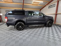 USED 2018 68 FORD RANGER 2.2 TDCi Limited 1 Pickup Double Cab 4dr Diesel Auto 4WD Euro 5 (160 ps) * 1 OWNER * FULL LEATHER  * CANOPY