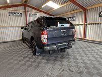 USED 2018 68 FORD RANGER 2.2 TDCi Limited 1 Pickup Double Cab 4dr Diesel Auto 4WD Euro 5 (160 ps) * 1 OWNER * FULL LEATHER  * CANOPY
