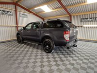 USED 2018 68 FORD RANGER 2.2 TDCi Limited 1 Pickup Double Cab 4dr Diesel Auto 4WD Euro 5 (160 ps) * 1 OWNER * FULL LEATHER  * CANOPY