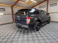 USED 2018 68 FORD RANGER 2.2 TDCi Limited 1 Pickup Double Cab 4dr Diesel Auto 4WD Euro 5 (160 ps) * 1 OWNER * FULL LEATHER  * CANOPY