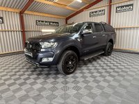 USED 2018 68 FORD RANGER 2.2 TDCi Limited 1 Pickup Double Cab 4dr Diesel Auto 4WD Euro 5 (160 ps) * 1 OWNER * FULL LEATHER  * CANOPY