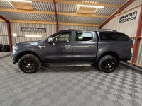 USED 2018 68 FORD RANGER 2.2 TDCi Limited 1 Pickup Double Cab 4dr Diesel Auto 4WD Euro 5 (160 ps) * 1 OWNER * FULL LEATHER  * CANOPY