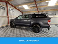 USED 2018 68 FORD RANGER 2.2 TDCi Limited 1 Pickup Double Cab 4dr Diesel Auto 4WD Euro 5 (160 ps) * 1 OWNER * FULL LEATHER  * CANOPY