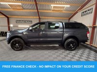 USED 2018 68 FORD RANGER 2.2 TDCi Limited 1 Pickup Double Cab 4dr Diesel Auto 4WD Euro 5 (160 ps) * 1 OWNER * FULL LEATHER  * CANOPY