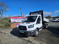 USED 2019 69 FORD TRANSIT  350 130 BHP TWIN WHEEL D/CAB TIPPER ULEZ FREE ZONE NO VAT 