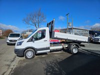 USED 2019 69 FORD TRANSIT  350 130 BHP TWIN WHEEL D/CAB TIPPER ULEZ FREE ZONE NO VAT 