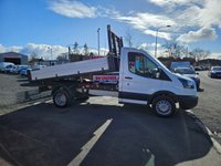 USED 2019 69 FORD TRANSIT  350 130 BHP TWIN WHEEL D/CAB TIPPER ULEZ FREE ZONE NO VAT 