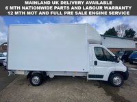 USED 2023 23 CITROEN RELAY 2.2 BLUE HDI 35 X L3 LWB LUTON *A/C* 4.1M LOAD TINY 4K MILES 6 MNTH WARRANTY, FULL MOT, JUST SERVICED