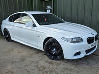 USED 2012 12 BMW 5 SERIES 2.0 520d M Sport Saloon 4dr Diesel Steptronic Euro 5 (s/s) (184 ps) Heated Leather - Nav - Bluetooth