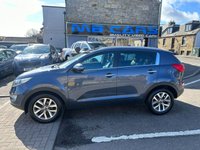 USED 2016 16 KIA SPORTAGE 1.7 CRDi EcoDynamics 2 SUV 5dr Diesel Manual 2WD Euro 6 (s/s) (114 bhp) 2 FORMER KEEPERS, ONLY 67765 MILES FROM NEW, TURBO DIESEL "EURO 6"