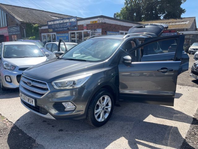 2017 67 FORD KUGA 1.5 TDCi Titanium SUV 5dr Diesel Manual Euro 6 (s/s) (120 ps) 8 service stamps, MOT February 2027, &pound;200 road tax