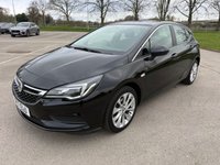 USED 2017 17 VAUXHALL ASTRA 1.4i Design Hatchback 5dr Petrol Manual Euro 6 (100 ps) AIR CON, 12m MOT INCLUDED IN SALE