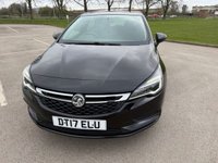 USED 2017 17 VAUXHALL ASTRA 1.4i Design Hatchback 5dr Petrol Manual Euro 6 (100 ps) AIR CON, 12m MOT INCLUDED IN SALE