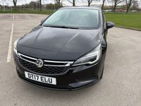 USED 2017 17 VAUXHALL ASTRA 1.4i Design Hatchback 5dr Petrol Manual Euro 6 (100 ps) AIR CON, 12m MOT INCLUDED IN SALE