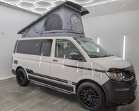 USED 2022 22 VOLKSWAGEN TRANSPORTER 2.0 TDI T28 Campervan Conversion  Diesel Manual FWD SWB Euro 6 (s/s) (110 ps) FINANCE OPTIONS AVAILABLE UP TO 15 YEARS , SKYLINE ROOF, CUSTOM LEATHER SEATS, 20" ALLOYS, SIDE BARS, FRONT SPLITTER, NIGHT HEATER, AIR CON, PARKING SENSORS, AWNING ,BLUETOOTH