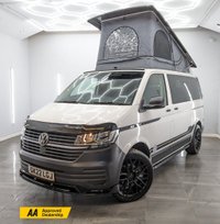 USED 2022 22 VOLKSWAGEN TRANSPORTER 2.0 TDI T28 Campervan Conversion  Diesel Manual FWD SWB Euro 6 (s/s) (110 ps) FINANCE OPTIONS AVAILABLE UP TO 15 YEARS , SKYLINE ROOF, CUSTOM LEATHER SEATS, 20" ALLOYS, SIDE BARS, FRONT SPLITTER, NIGHT HEATER, AIR CON, PARKING SENSORS, AWNING ,BLUETOOTH