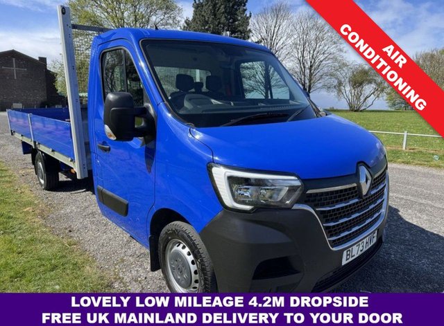 RENAULT TRUCKS MASTER 2.3DCI 3T5 3.5T. HEAVY DUTY 145 BHP LWB DROPSIDE YEAR 2024 MILEAGE...