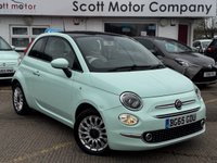 USED 2015 65 FIAT 500 1.2 Lounge Hatchback 3dr Petrol Manual Euro 6 (s/s) (69 bhp) Navigation, Panoramic fixed glass roof, Rear PDC, Only 50,413 miles