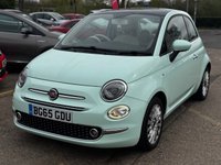 USED 2015 65 FIAT 500 1.2 Lounge Hatchback 3dr Petrol Manual Euro 6 (s/s) (69 bhp) Navigation, Panoramic fixed glass roof, Rear PDC, Only 50,413 miles