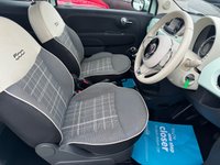 USED 2015 65 FIAT 500 1.2 Lounge Hatchback 3dr Petrol Manual Euro 6 (s/s) (69 bhp) Navigation, Panoramic fixed glass roof, Rear PDC, Only 50,413 miles