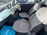 USED 2015 65 FIAT 500 1.2 Lounge Hatchback 3dr Petrol Manual Euro 6 (s/s) (69 bhp) Navigation, Panoramic fixed glass roof, Rear PDC, Only 50,413 miles