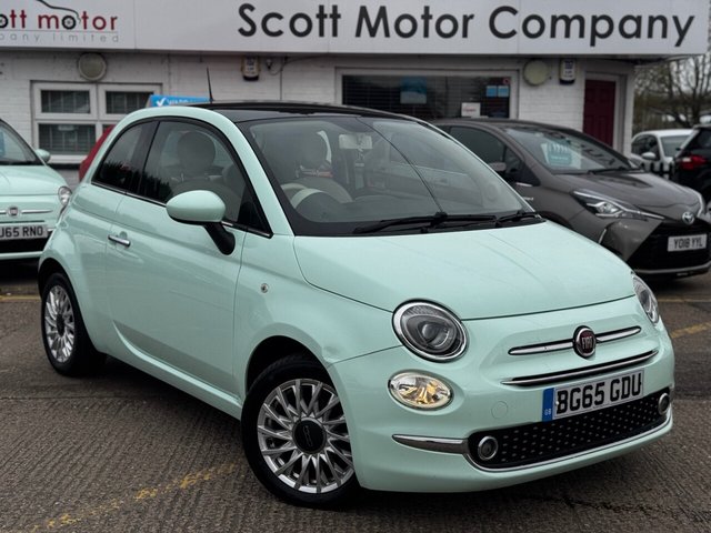 View our Fiat 500 1.2 Lounge Hatchback 3dr Petrol Manual Euro 6 (s/s) (69 bhp)