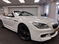 USED 2015 15 BMW 6 SERIES 3.0 640d M Sport Convertible 2dr Diesel Auto Euro 5 (s/s) (313 ps) UK DELIVERY FLAT FEE &pound;250 (SUBJECT TO DEAL) *OVER 100 IMAGES ON OUR WEBSITE*BESPOKE FINANCE ARRANGED*PART EXCHANGE WELCOME*ALL VEHICLES HPI CLEAR