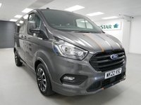 USED 2022 22 FORD TRANSIT CUSTOM 320 2.0 EBL 185 BHP SPORT 5 SEATER CREWCAB ( NO VAT ! ) 5 SEATER CREW | HIGH SPEC | NO VAT TO PAY