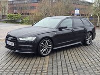 USED 2017 17 AUDI A6 AVANT 2.0 TDI Black Edition Estate 5dr Diesel S Tronic quattro Euro 6 (s/s) (190 ps) 