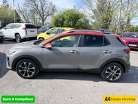 USED 2018 68 KIA STONIC Grey 1.0 T-GDi 4 Euro 6 SUV, 33,700 miles, ULEZ compliant, Automatic, 17in Alloys, 7in Display, CarPlay/Android Auto, Cruise, Rear Camera, A/C. This 2018 Kia Stonic T GDi 4 presents a remarkable opportunity with exceptionally low mileage for its age, having covered just 33,700 miles. This Euro 6 compliant 1.0 litre petrol model, finished in the 4 trim, offers a compelling blend of modern technology and comfort. Inside, you'll find a heated steering wheel and heated front seats, perfect for those colder mornings, alongside automatic air conditioning to maintain your ideal cabin temperature. The convenience of Android Auto & Apple Carplay