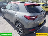 USED 2018 68 KIA STONIC Grey 1.0 T-GDi 4 Euro 6 SUV, 33,700 miles, ULEZ compliant, Automatic, 17in Alloys, 7in Display, CarPlay/Android Auto, Cruise, Rear Camera, A/C. This 2018 Kia Stonic T GDi 4 presents a remarkable opportunity with exceptionally low mileage for its age, having covered just 33,700 miles. This Euro 6 compliant 1.0 litre petrol model, finished in the 4 trim, offers a compelling blend of modern technology and comfort. Inside, you'll find a heated steering wheel and heated front seats, perfect for those colder mornings, alongside automatic air conditioning to maintain your ideal cabin temperature. The convenience of Android Auto & Apple Carplay