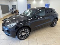 USED 2014 P PORSCHE MACAN 3.0 V6 S SUV 5dr Petrol PDK 4WD Euro 6 (s/s) (340 ps) BLACK LEATHER, SATELLITE NAVIGATION, AIR CONDITIONING, PANORAMIC ROOF, HEATED FEONT SEATS, PCM, REVERSE CAMERA INC PARK ASSIST FRONT & REAR, BI XENONS, CRUISE CONTROL, BOSE SURROUND SOUND SYSTEM, TELEPHONE MODULE, PRIVACY GLASS, 21&rdquo; ALLOY WHEELS, MULTI FUNCTION STEERING WHEEL, UPGRADED SURROUND SOUND SYSTEM