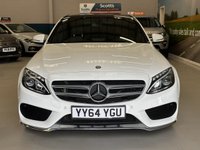 USED 2015 64 MERCEDES-BENZ C-CLASS 2.1 C250 BlueTEC AMG Line Saloon 4 Door Diesel Automatic White G-Tronic+ Euro 6 Low Tax +PRIV GLASS+HEATED SEATS+PAN ROOF