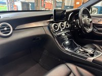 USED 2015 64 MERCEDES-BENZ C-CLASS 2.1 C250 BlueTEC AMG Line Saloon 4 Door Diesel Automatic White G-Tronic+ Euro 6 Low Tax +PRIV GLASS+HEATED SEATS+PAN ROOF